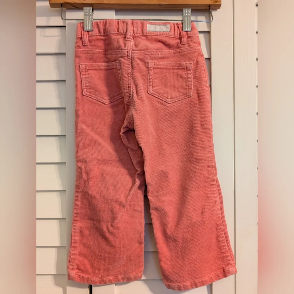 Y2K Baby Gap Toddler Girls Pink Sparkle Corduroy Pants 3T